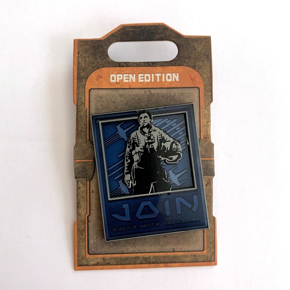 Dsiney Parks Star Wars Black Spire Outpost Open Edition Poe Dameron Join Pin